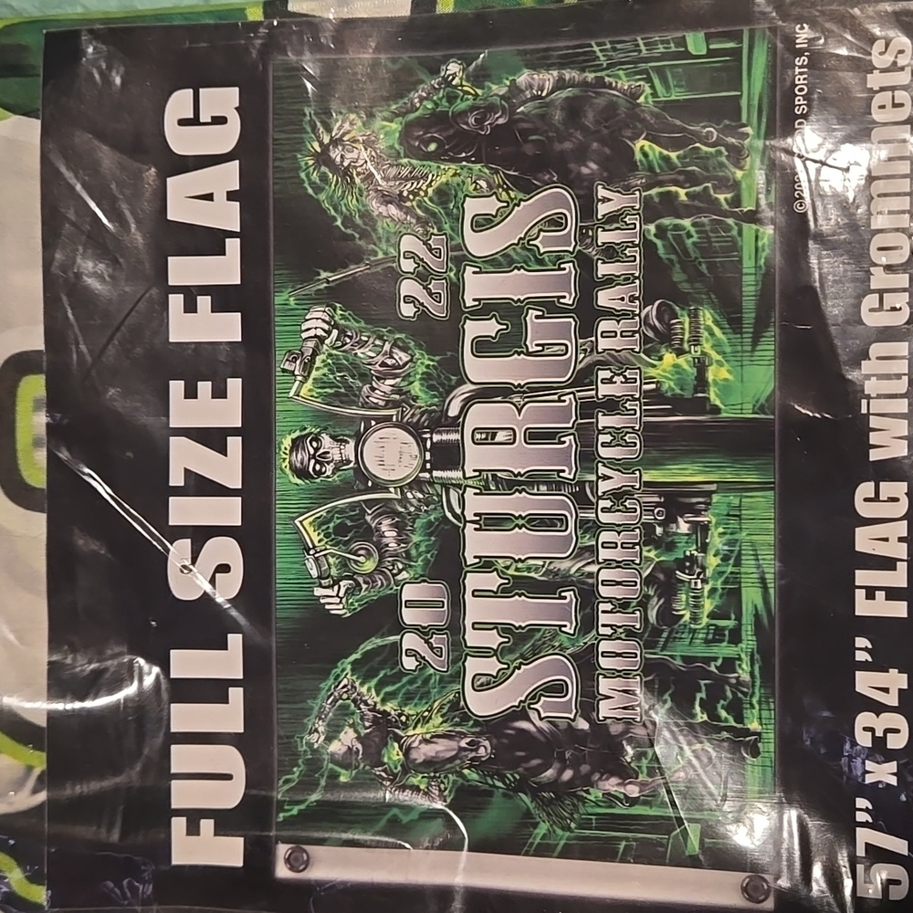 Sturgis Motorcycle Rally 2022 Full Size Flag 57x34 With Grommets